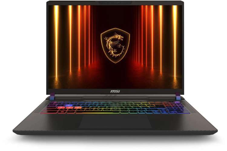 Ноутбук игровой MSI Vector HX AI A2XWHG-080XRU 16", IPS, Intel Core Ultra 7 255HX 2.4ГГц, 20-ядерный, 32ГБ DDR5, 1ТБ SSD,  NVIDIA GeForce  RTX 5070 Ti для ноутбуков - 12 ГБ, FreeDOS, серый космос [9s7
